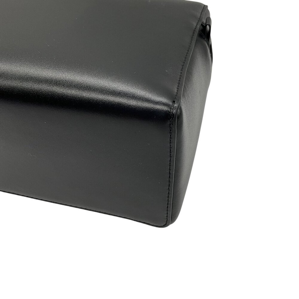 Loro Piana Black Extra Pocket L27 Tender Calfskin Leather Handbag - Picture 8 of 15
